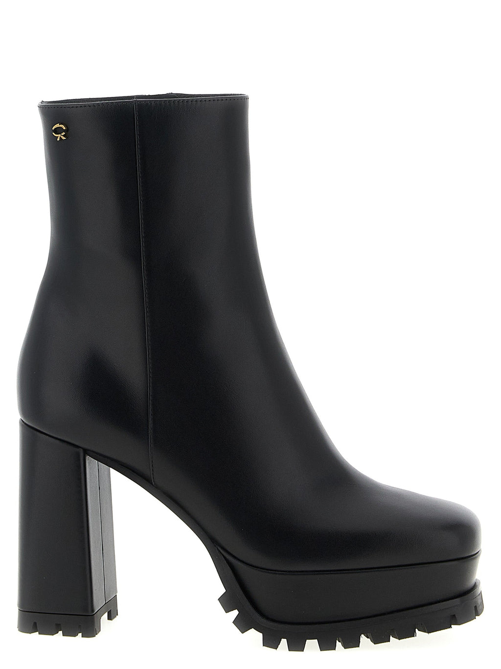 Gianvito Rossi Black Calfskin Ankle Boots