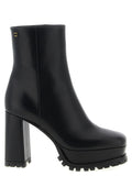 Gianvito Rossi Black Calfskin Ankle Boots