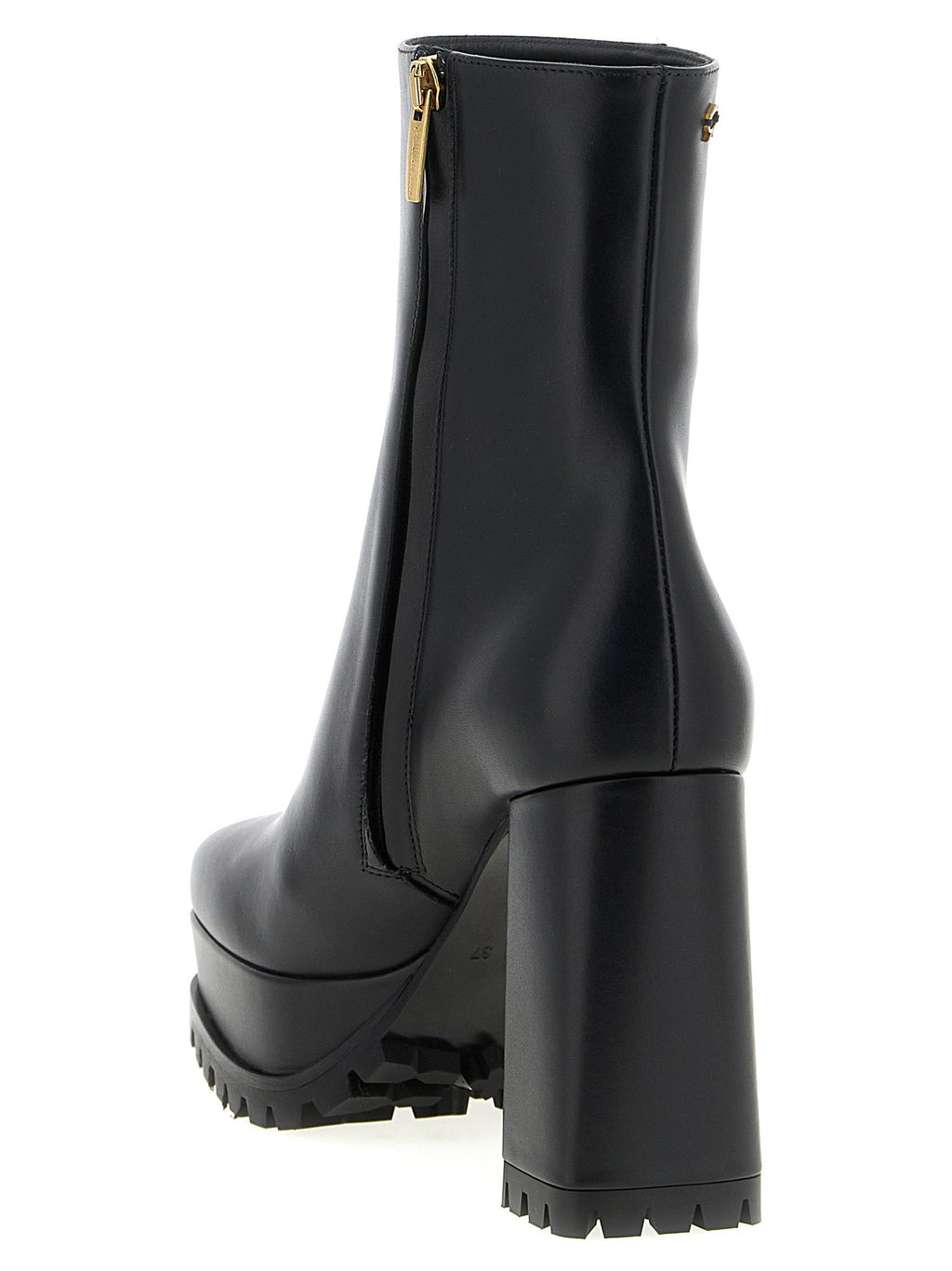 Gianvito Rossi Black Calfskin Ankle Boots