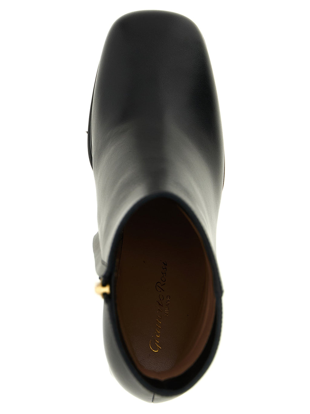 Gianvito Rossi Black Calfskin Ankle Boots