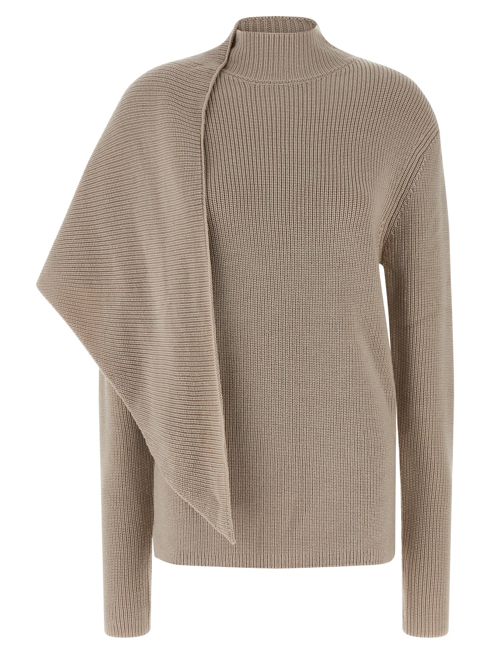 Entire Studios Beige Wool Cardigan
