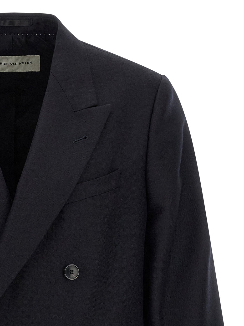 Dries Van Noten Blue Wool Blazer
