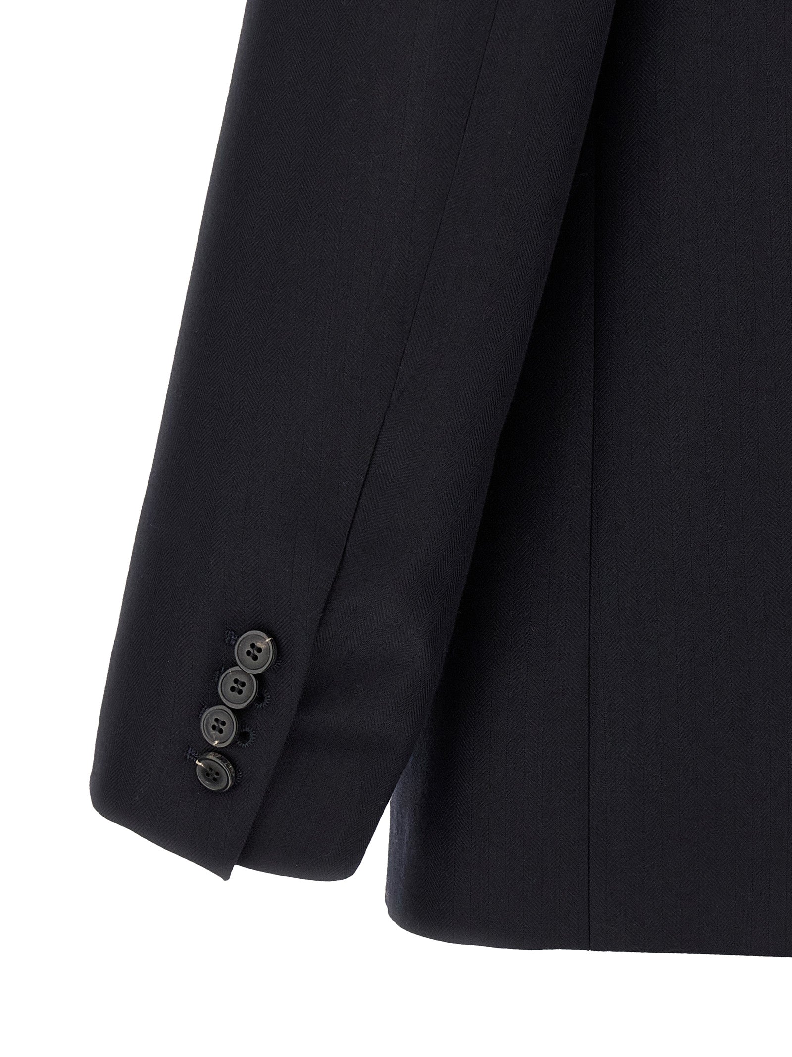 Dries Van Noten Blue Wool Blazer