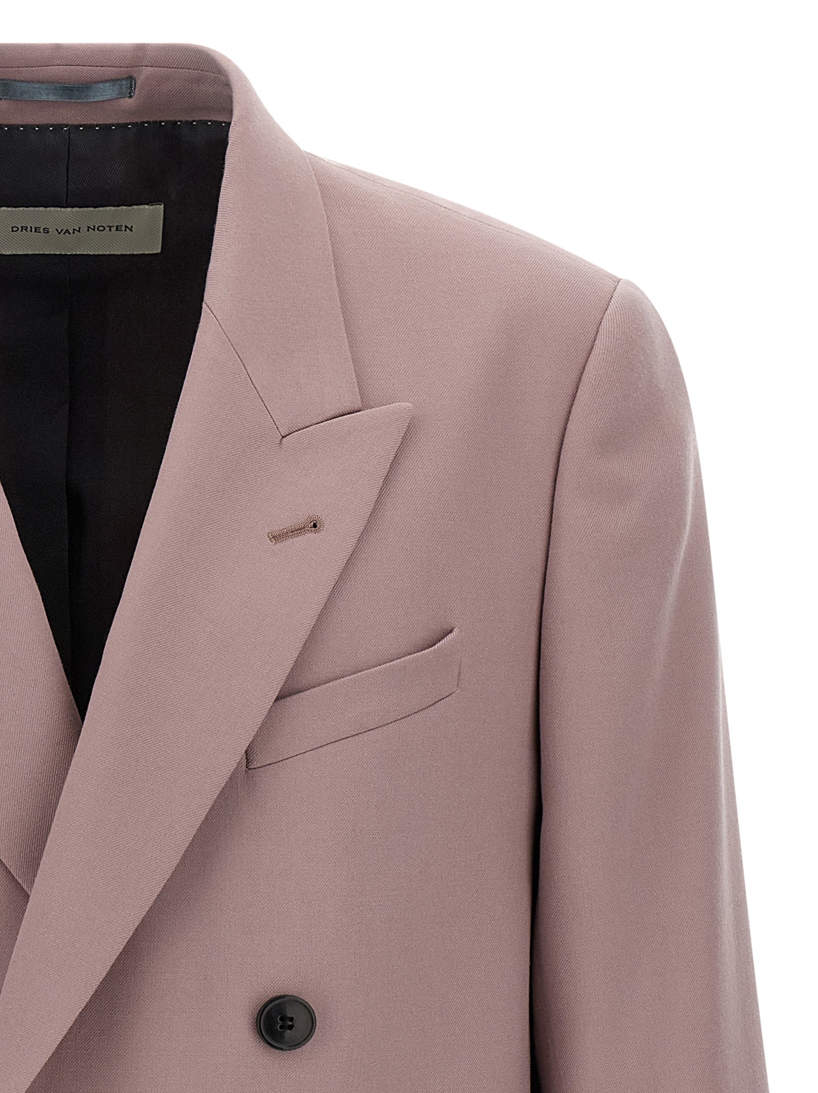 Dries Van Noten Purple Wool Blazer