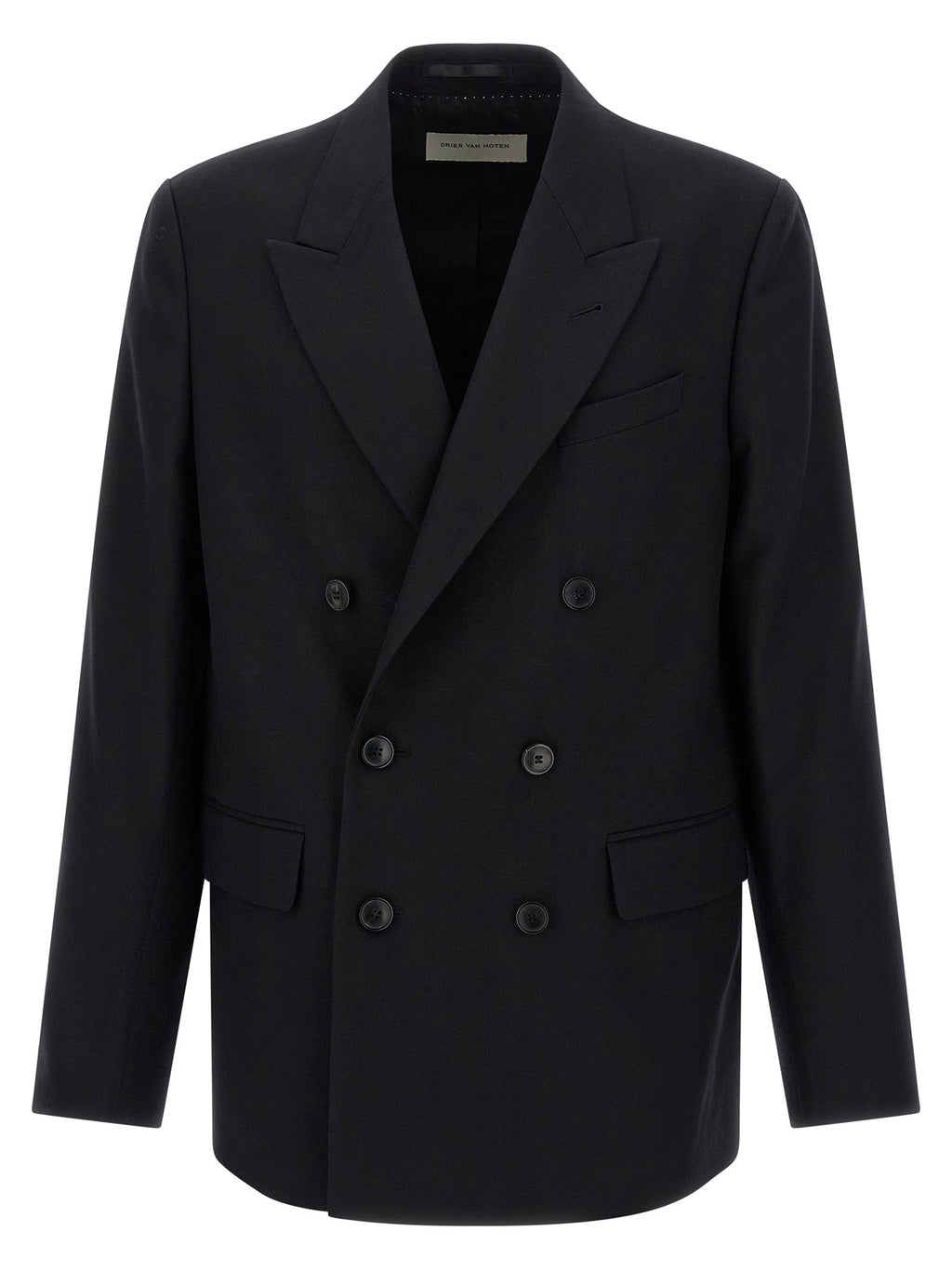 Dries Van Noten Black Wool Blazer