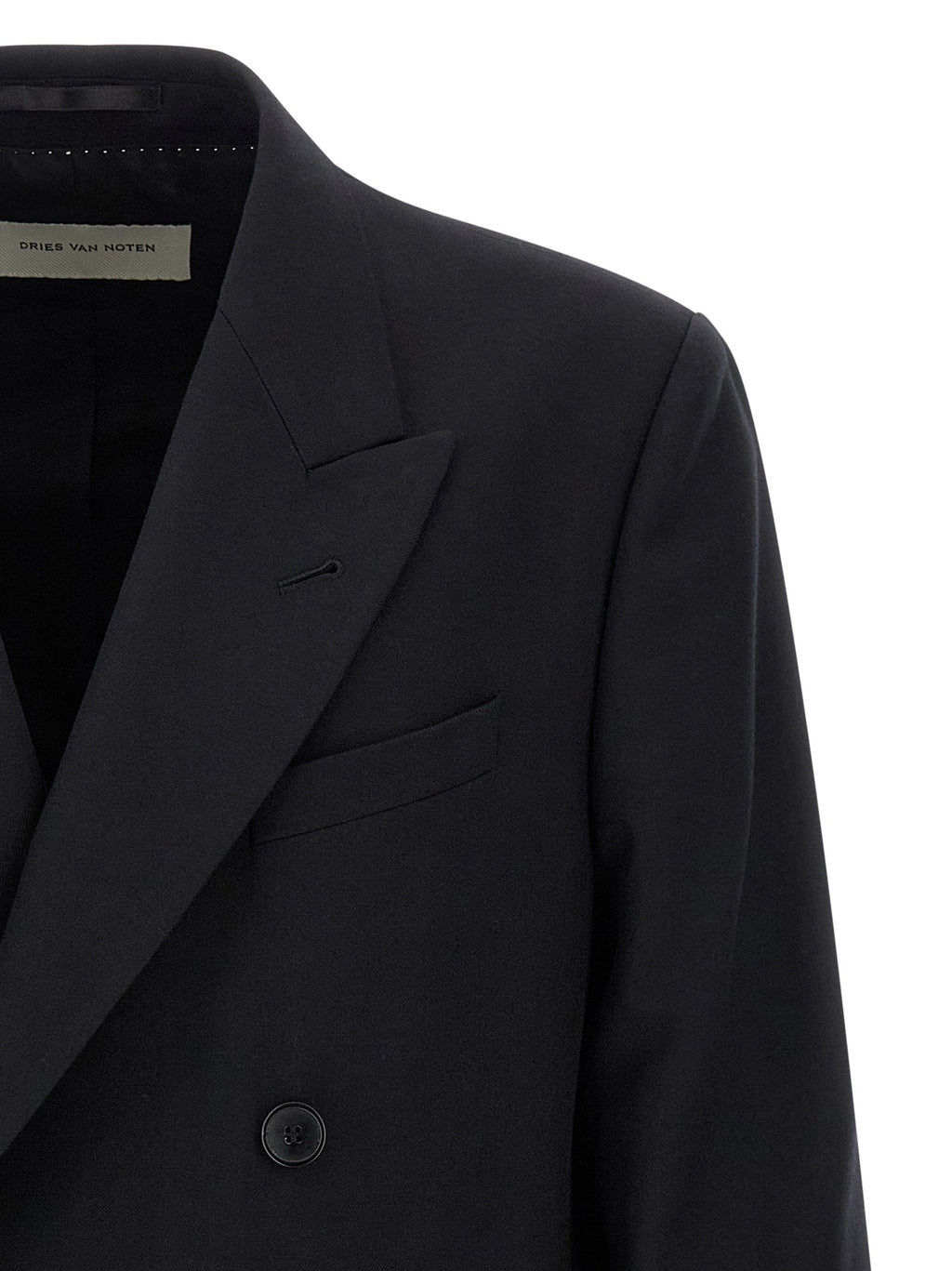Dries Van Noten Black Wool Blazer