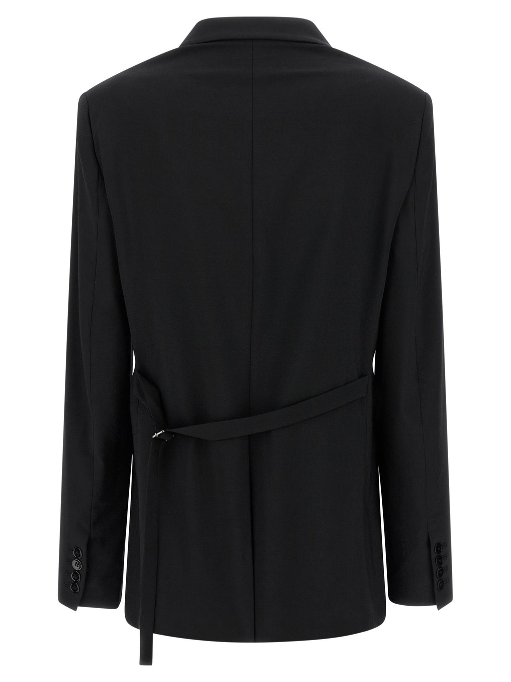 Nensi Dojaka Black Virgin Wool Blazer