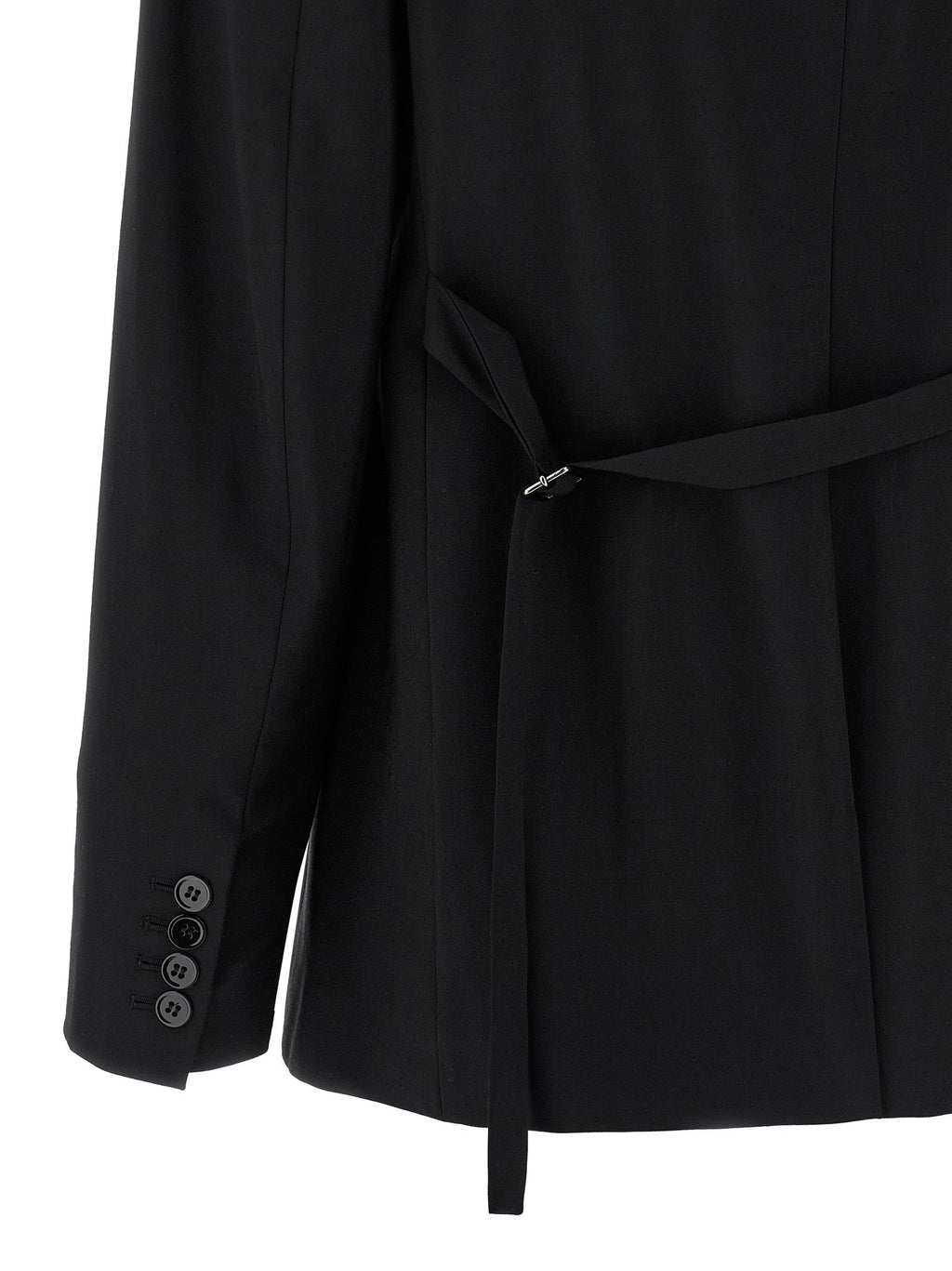 Nensi Dojaka Black Virgin Wool Blazer