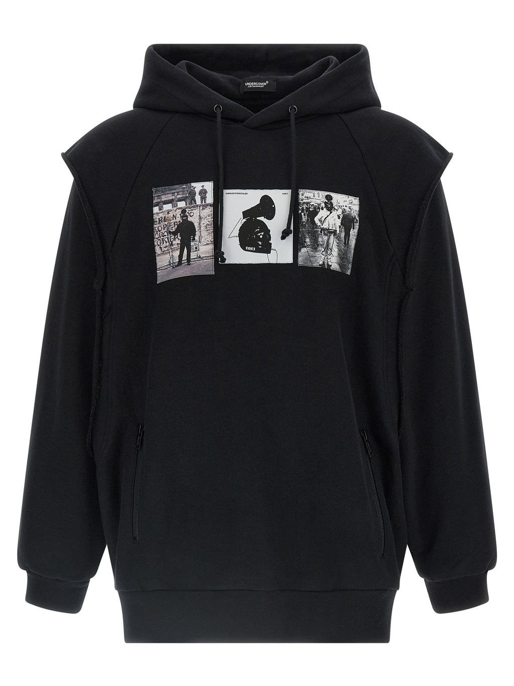 Undercover Black Cotton Sweatshirt