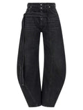 Jean Paul Gaultier Black Cotton Jeans Denim
