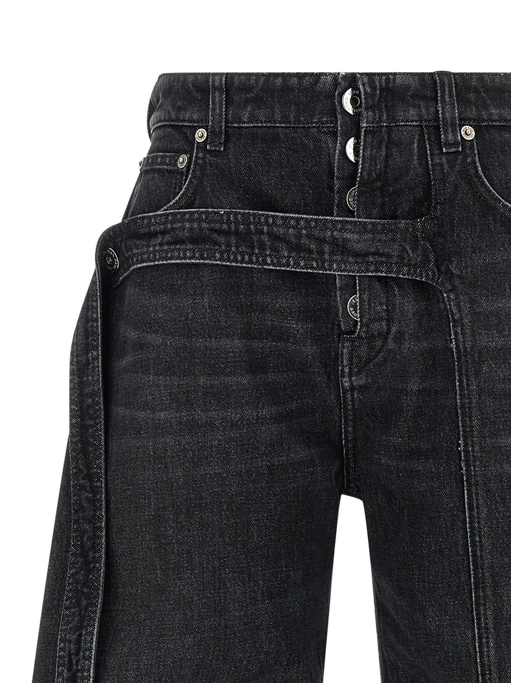 Jean Paul Gaultier Black Cotton Jeans Denim