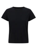 Mother Denim Black Cotton T-Shirt