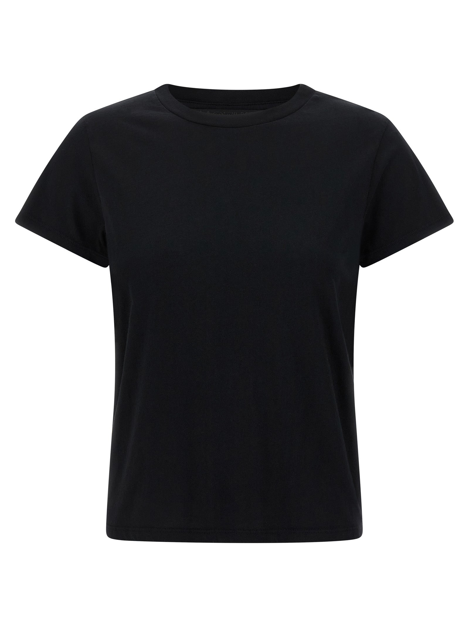 Mother Denim Black Cotton T-Shirt
