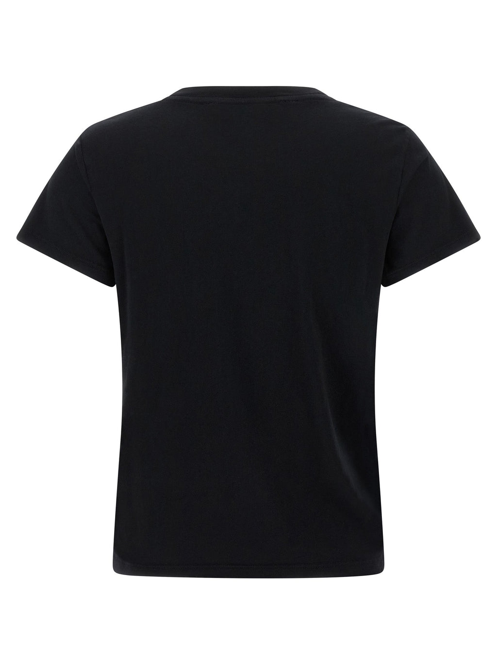 Mother Denim Black Cotton T-Shirt