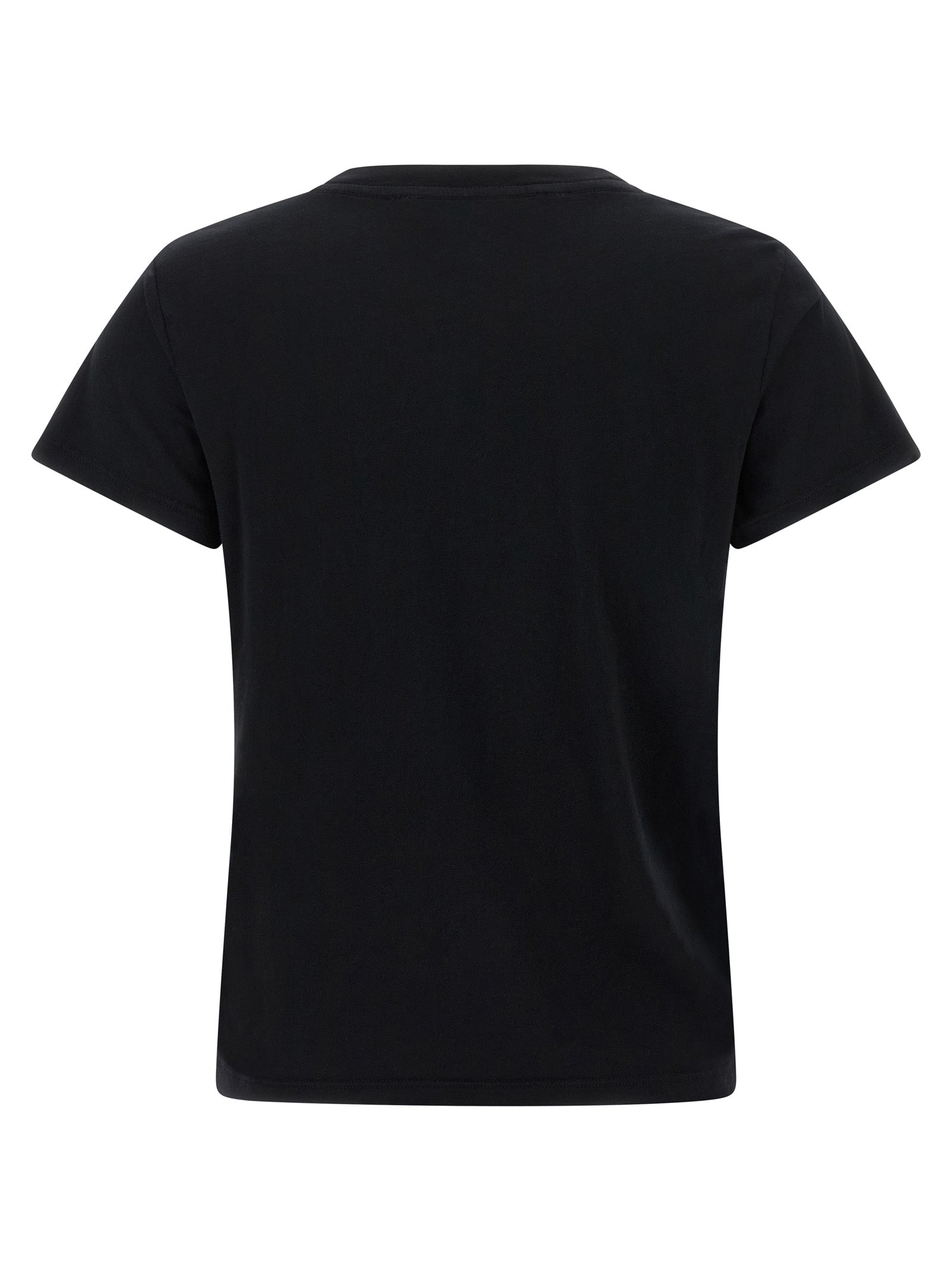 Mother Denim Black Cotton T-Shirt
