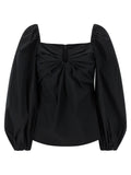 Carolina Herrera Black Cotton Tank Tops