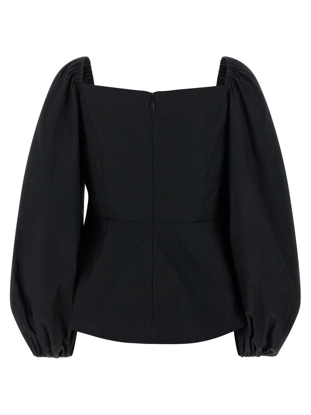 Carolina Herrera Black Cotton Tank Tops