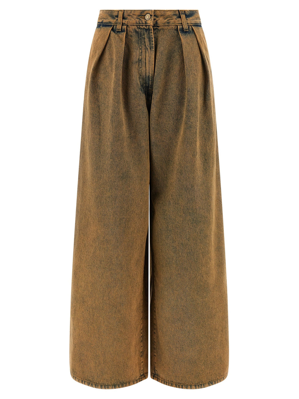 Alanui Brown Cotton Jeans Denim