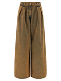Alanui Brown Cotton Jeans Denim
