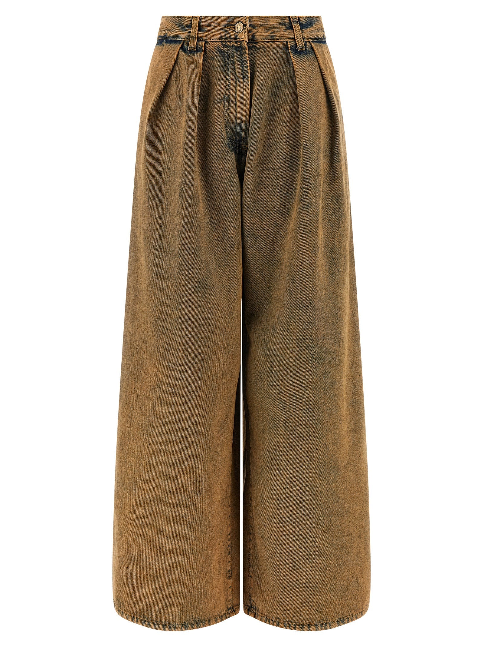 Alanui Brown Cotton Jeans Denim