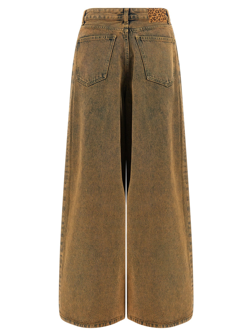 Alanui Brown Cotton Jeans Denim