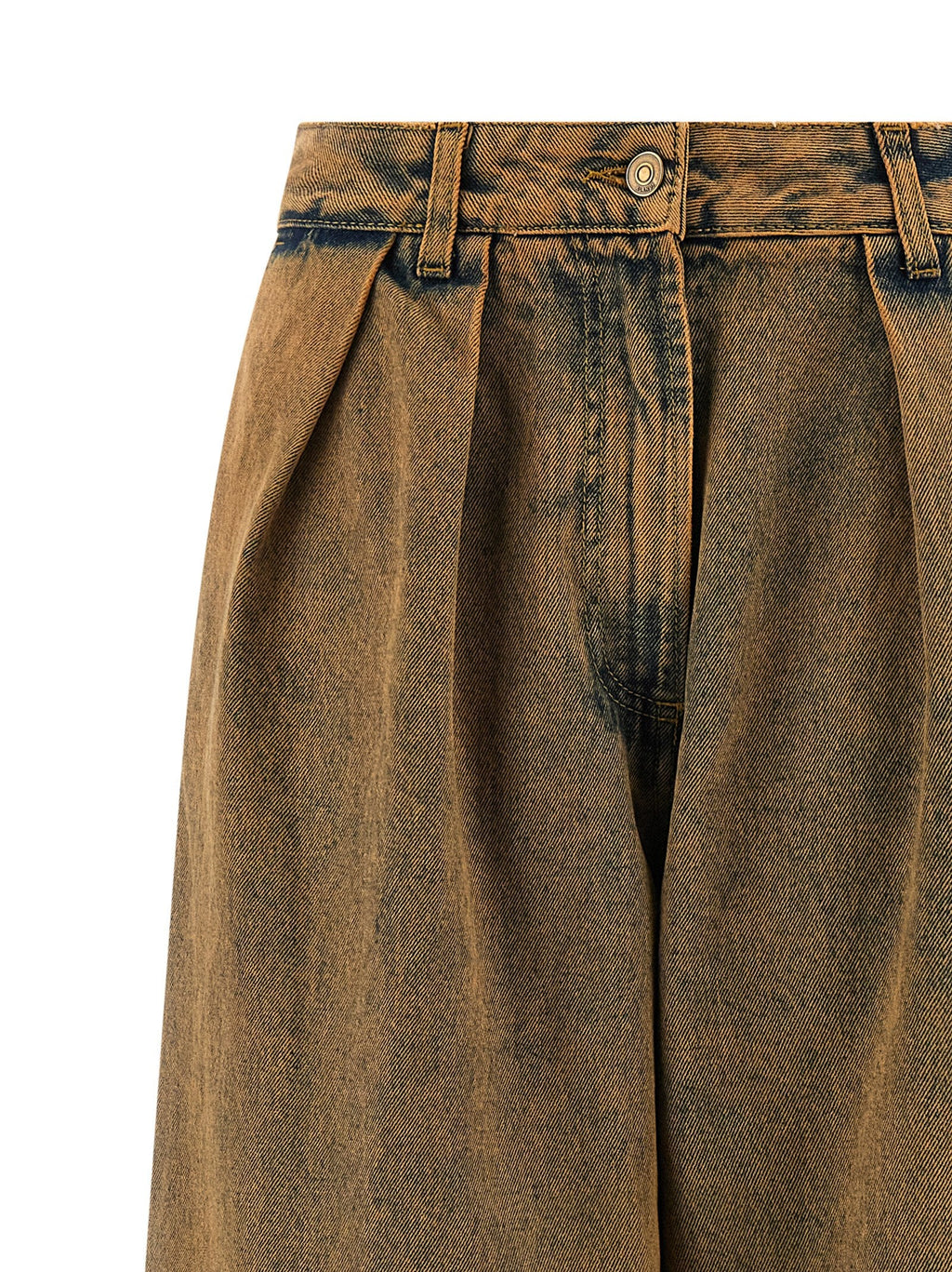 Alanui Brown Cotton Jeans Denim