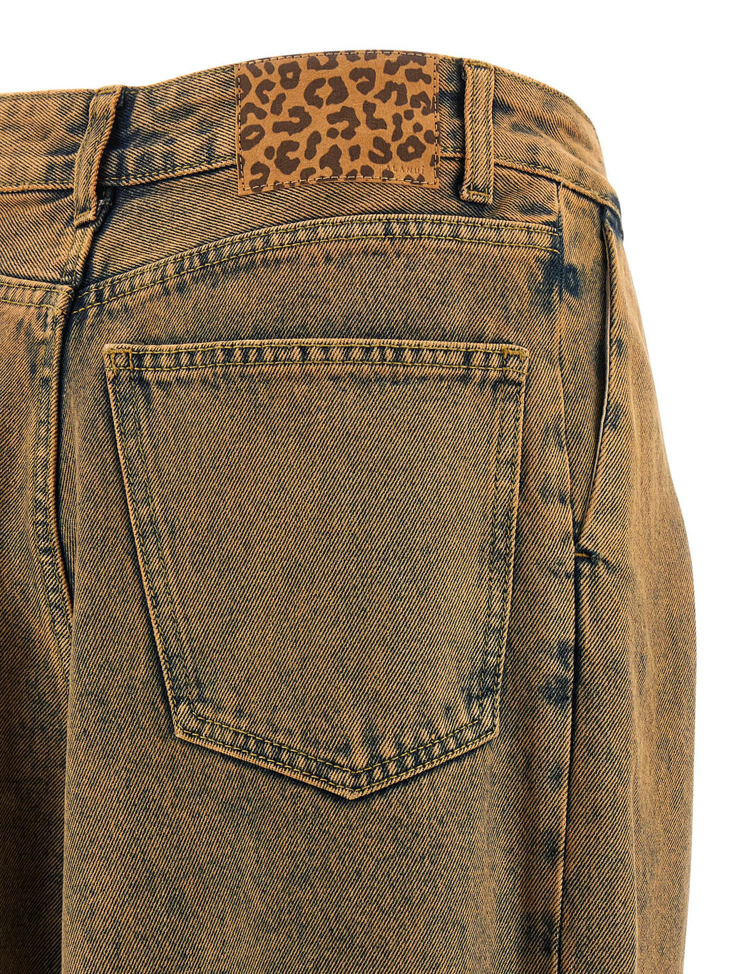 Alanui Brown Cotton Jeans Denim
