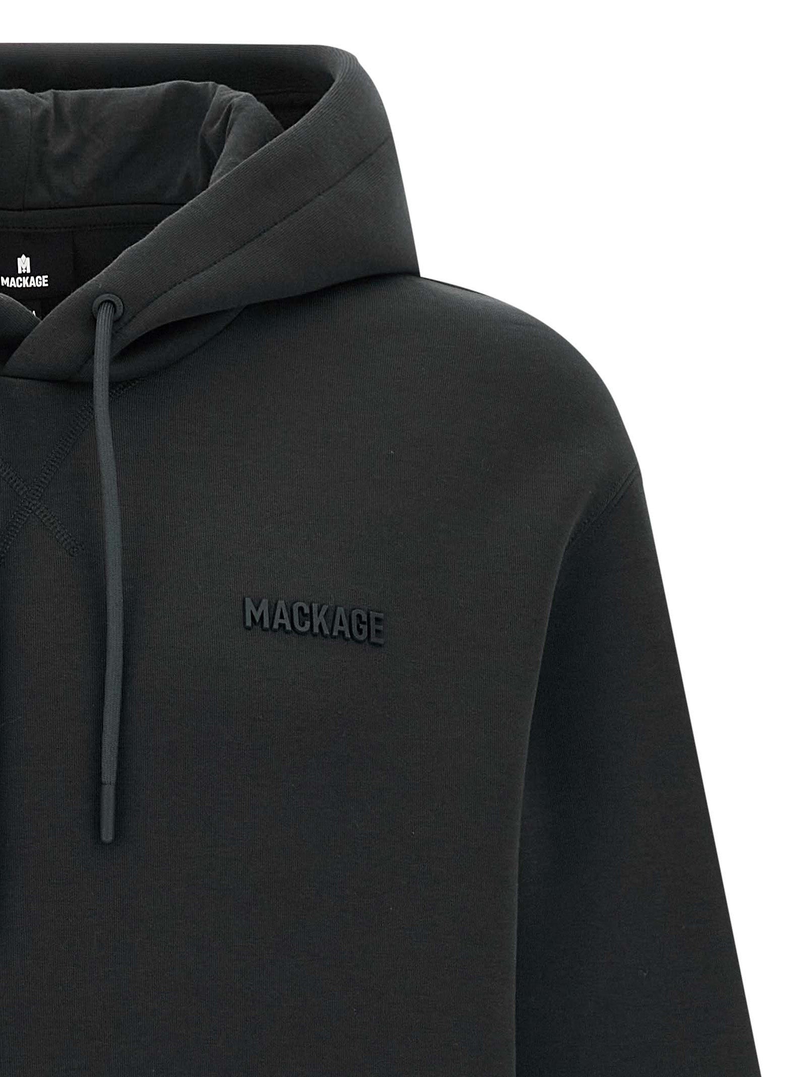 Mackage Black Cotton Sweatshirt