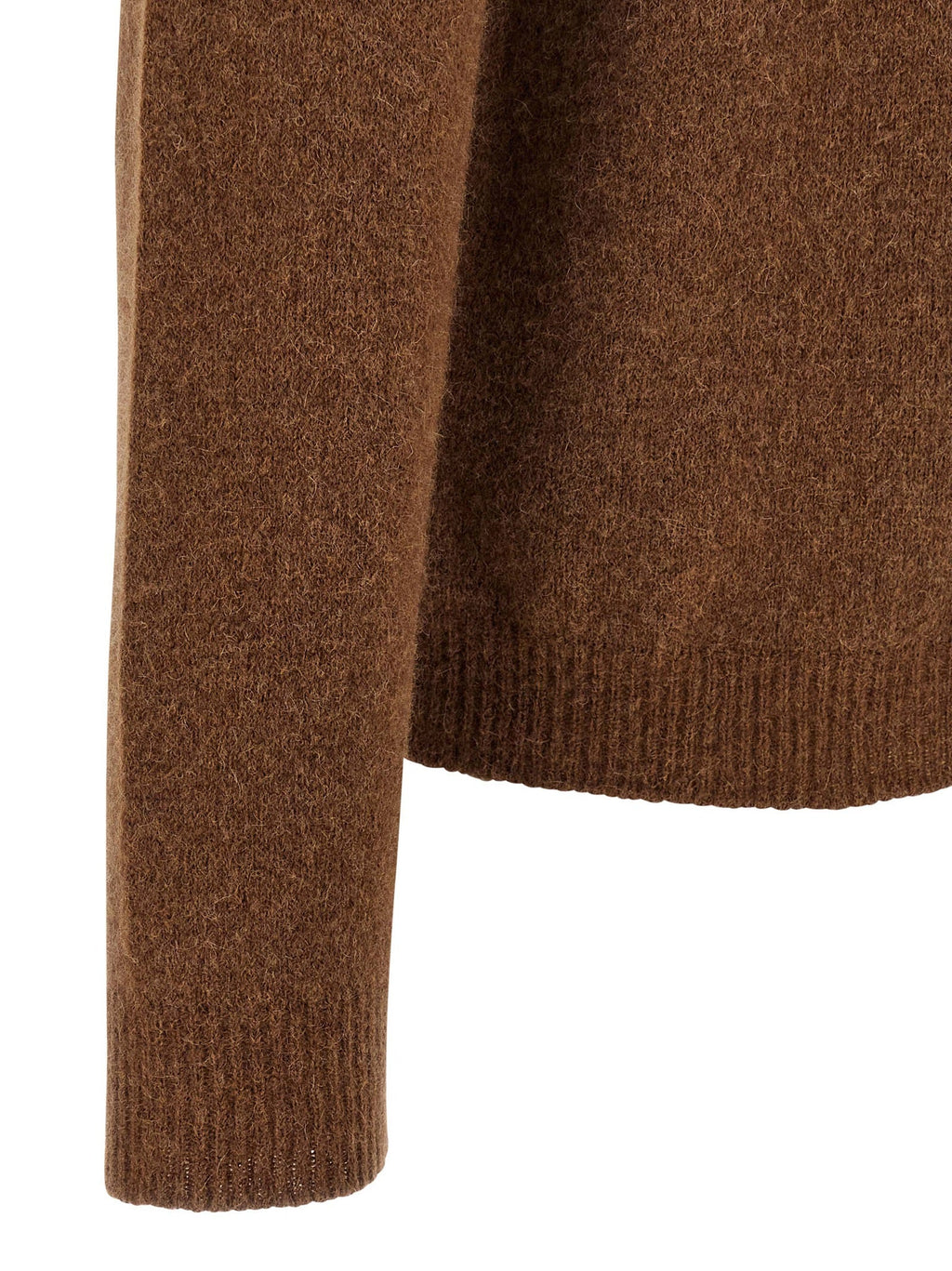 Roberto Collina Brown Virgin Wool Cardigan