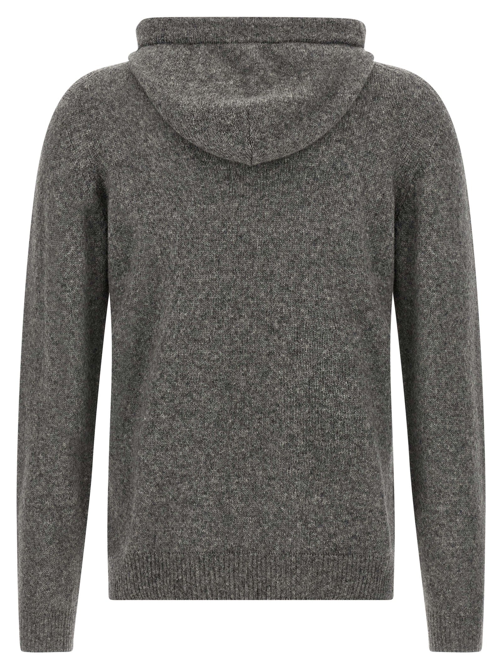 Roberto Collina Gray Virgin Wool Cardigan