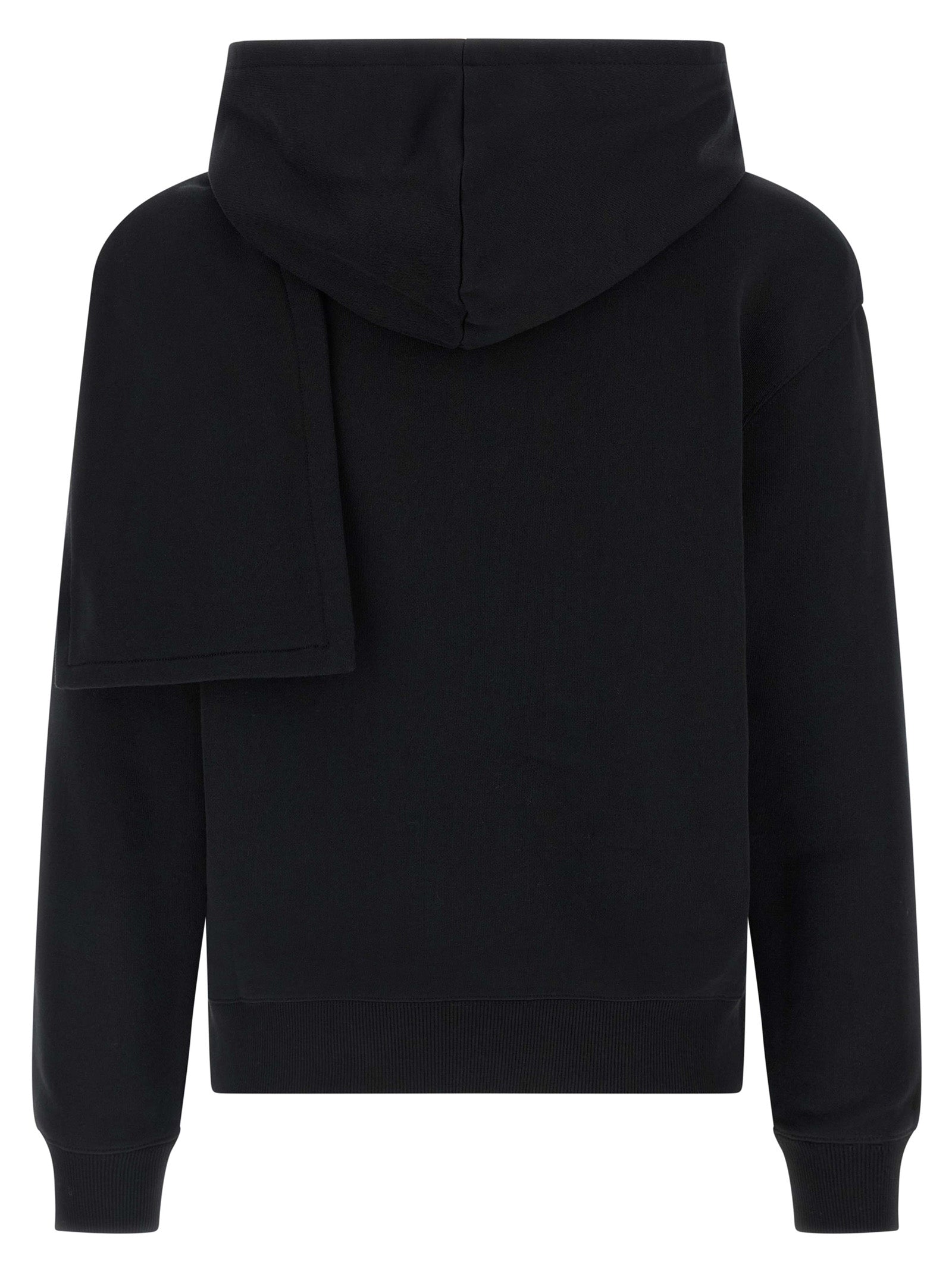 Courrèges Black Cotton Sweatshirt