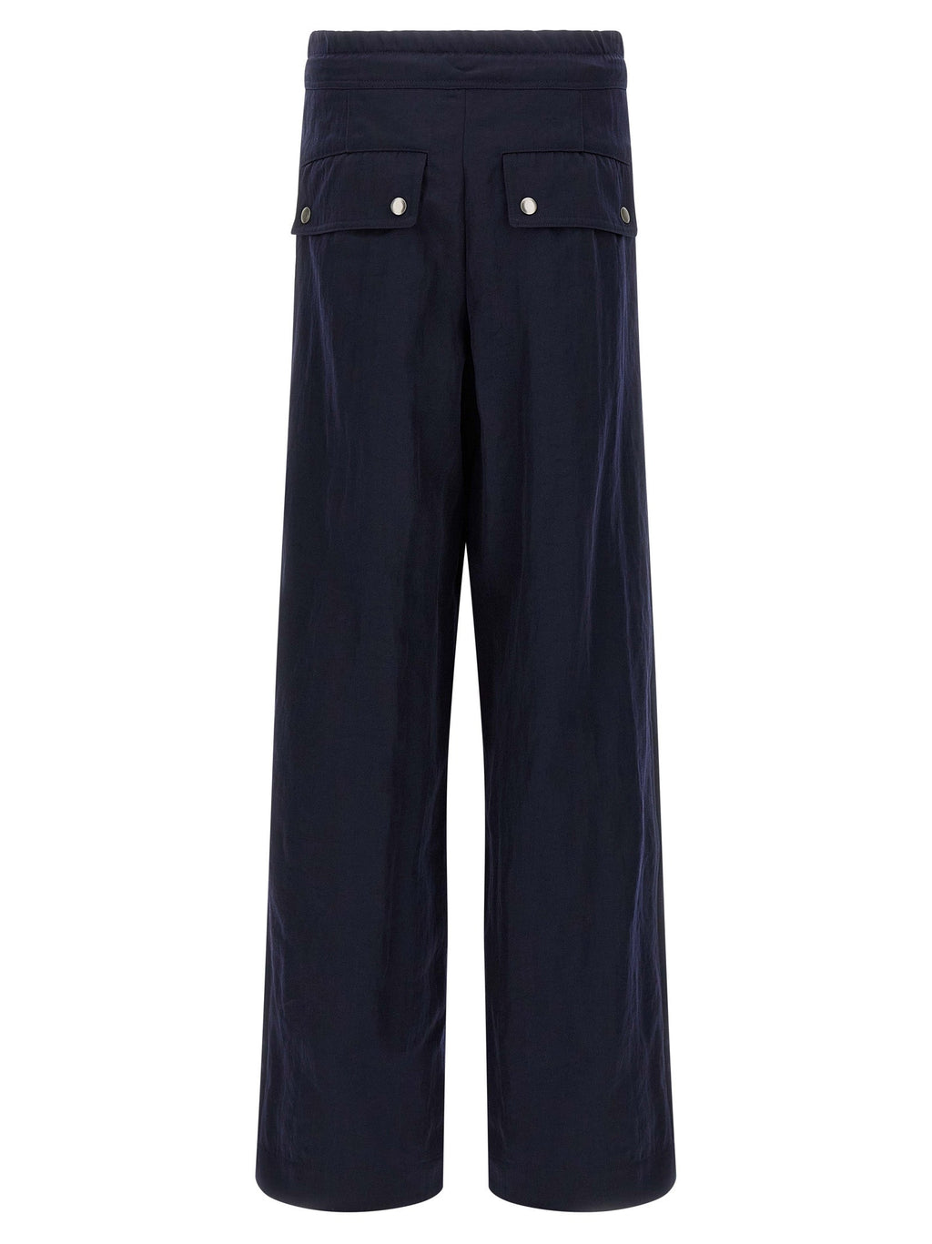 Dries Van Noten Blue Nylon Casual Pants