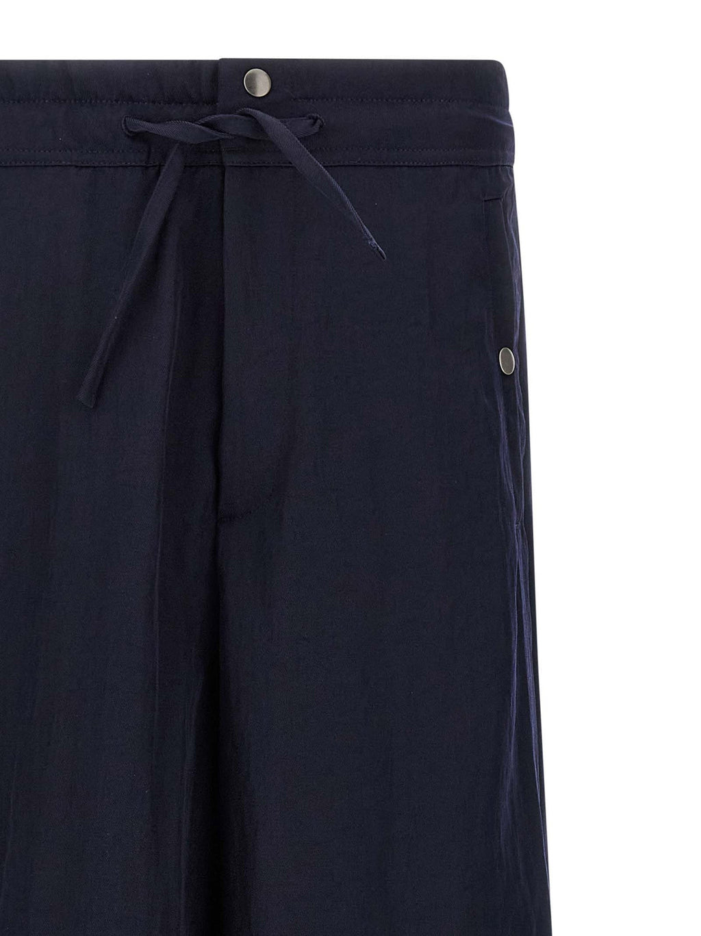 Dries Van Noten Blue Nylon Casual Pants
