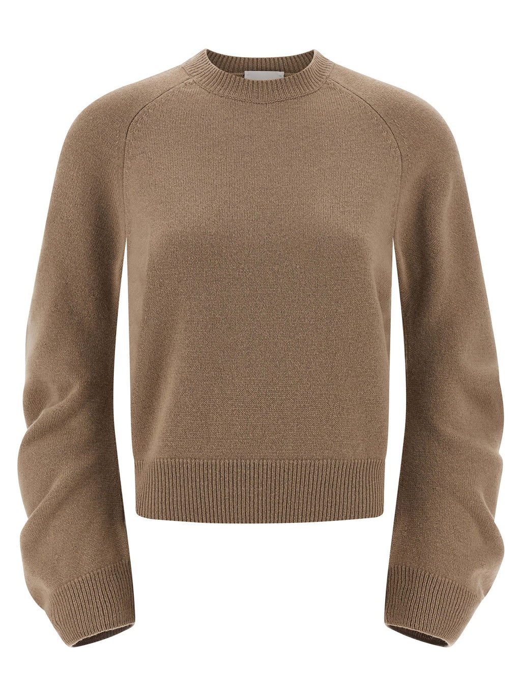 NUDE Beige Virgin Wool Cardigan