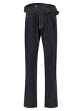 Dsquared² Blue Cotton Straight-Leg Jeans