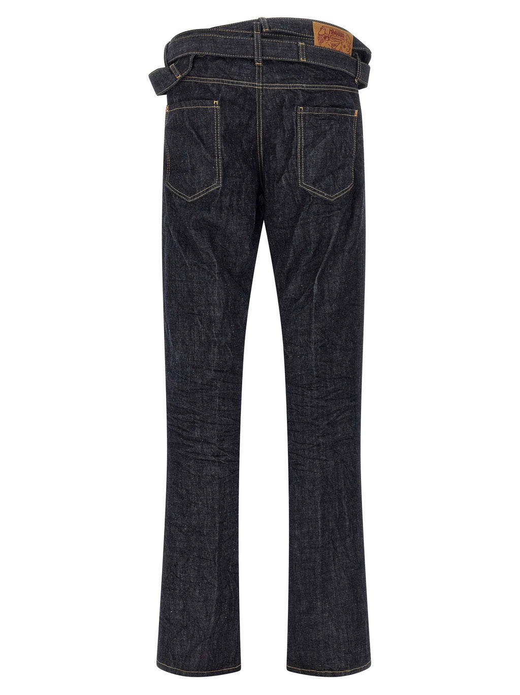 Dsquared² Blue Cotton Straight-Leg Jeans