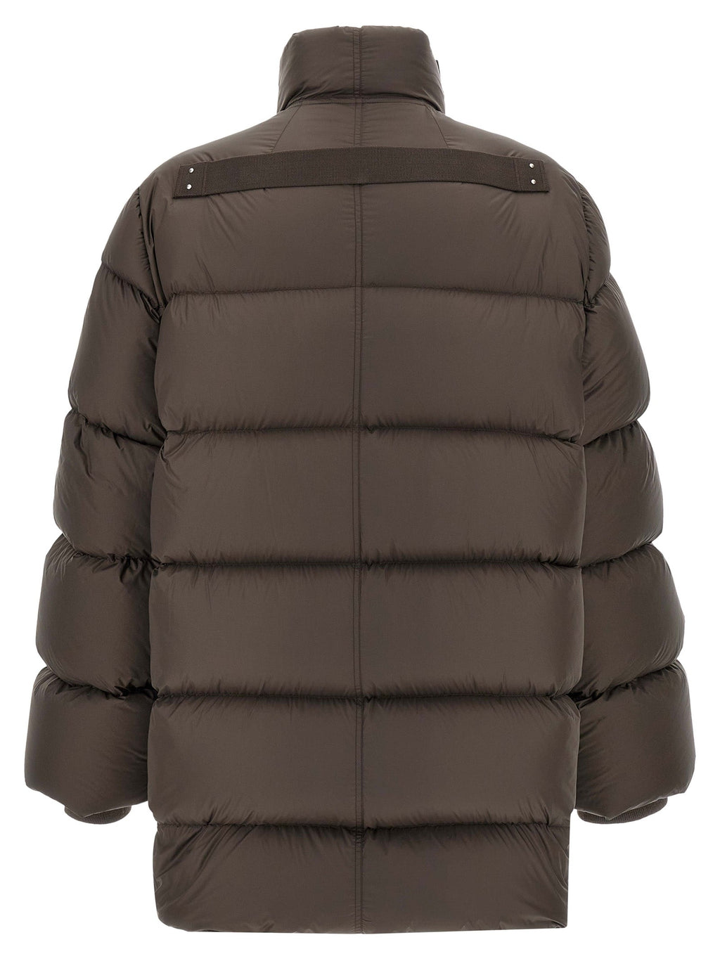 Rick Owens Brown Nylon Full-Length Jacket