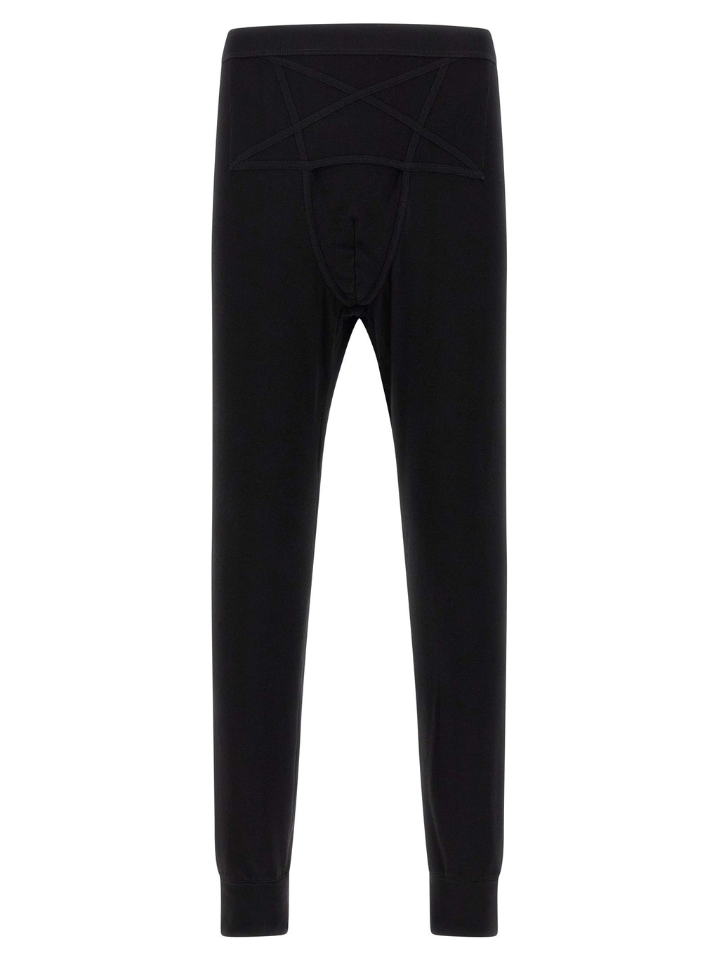Rick Owens Black Wool Leggings