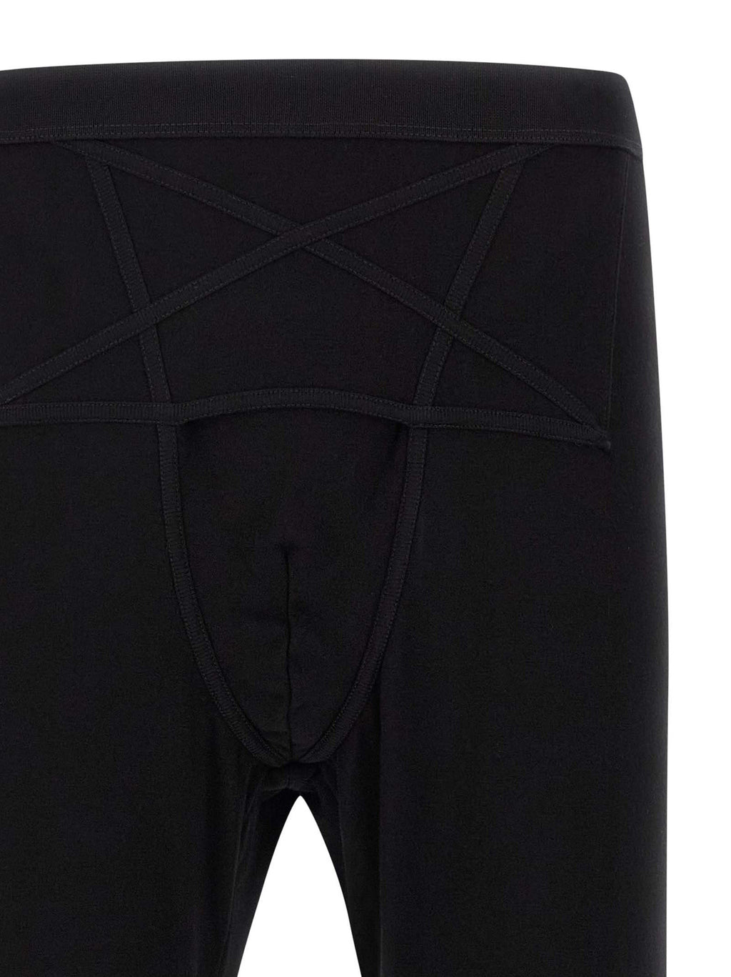 Rick Owens Black Wool Leggings