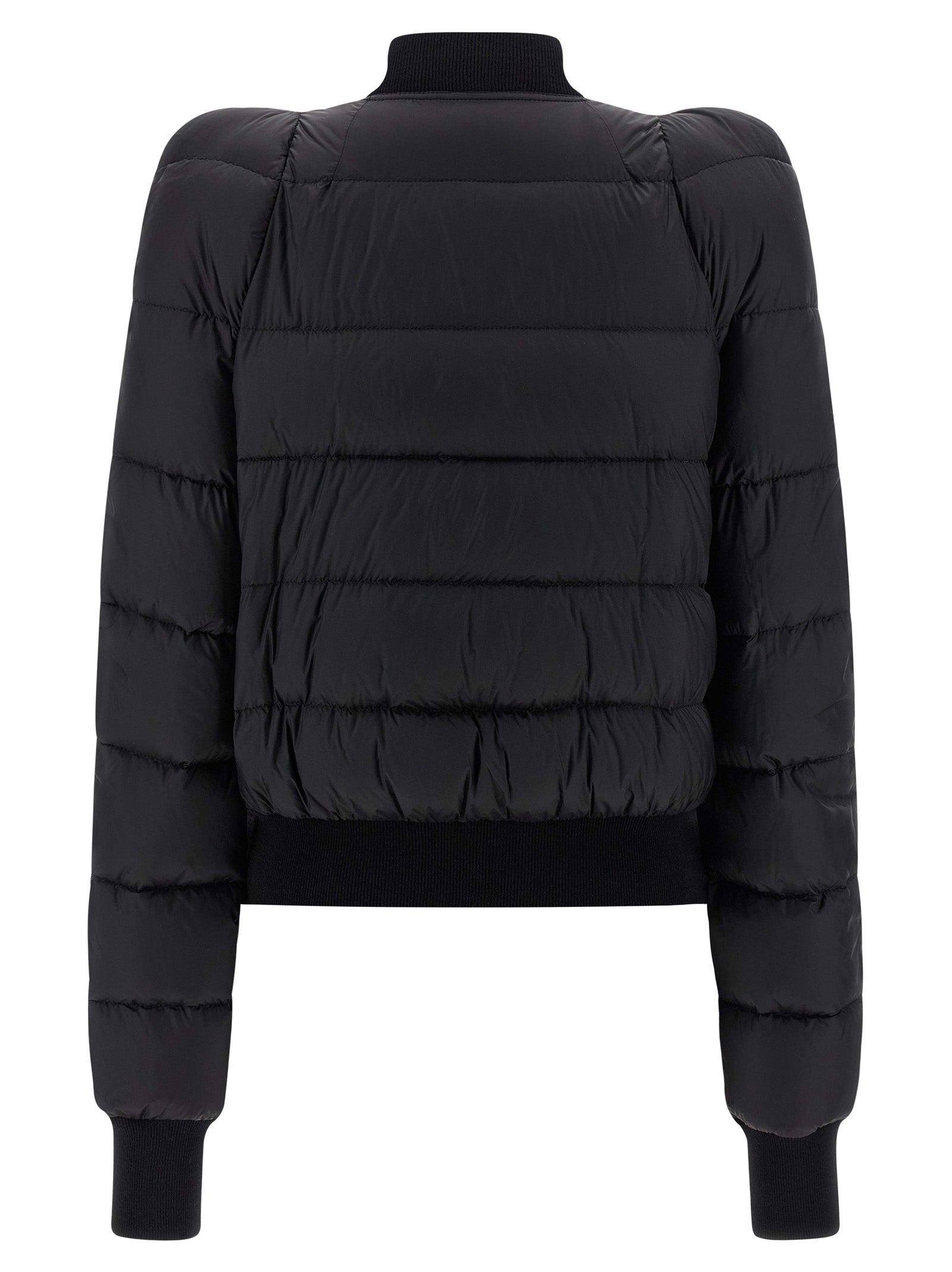 Rick Owens Black Nylon Bomber