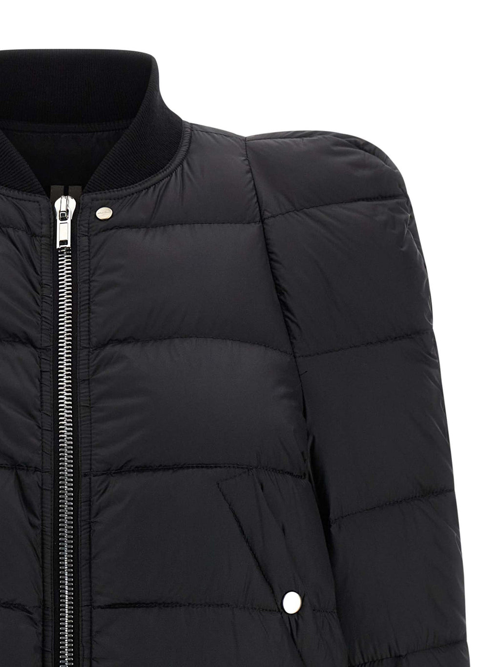 Rick Owens Black Nylon Bomber
