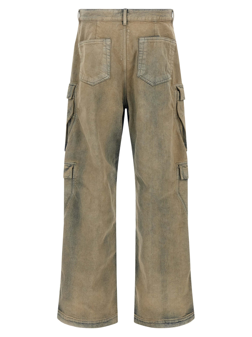 DRKSHDW Beige Cotton Cargo Pants