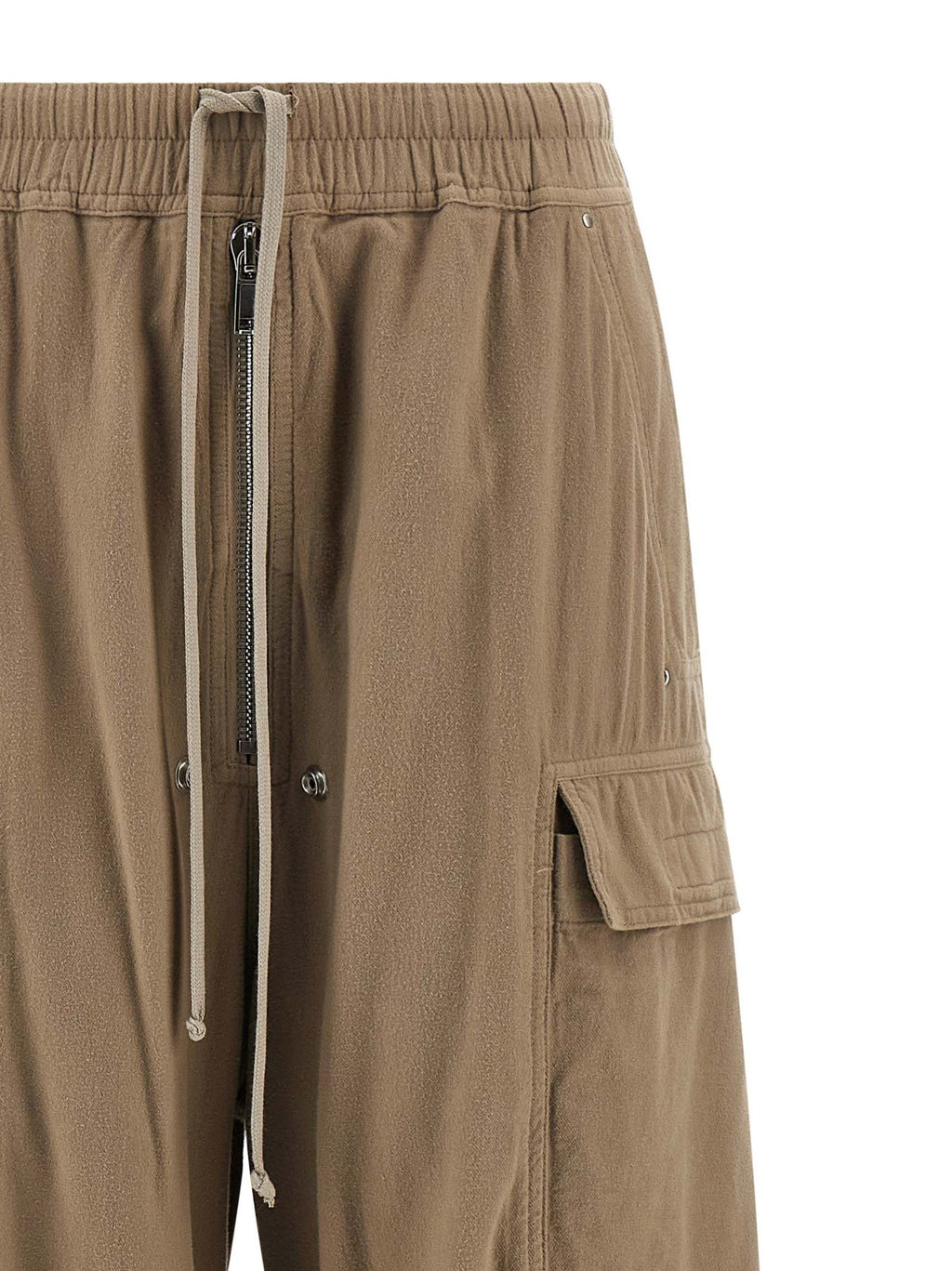 DRKSHDW Beige Cotton Cargo Pants