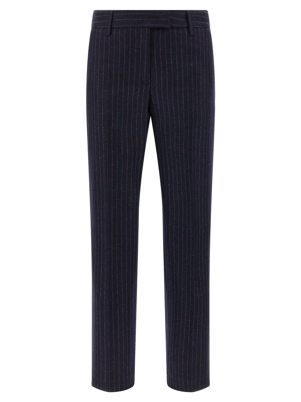 Alberto Biani Blue Virgin Wool Dress Pants