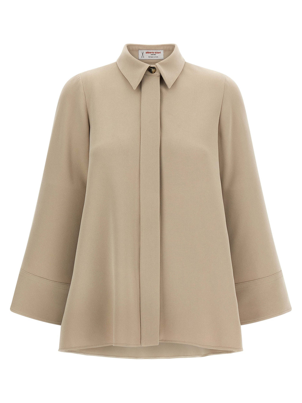 Alberto Biani Beige Triacetate Blouse