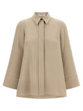 Alberto Biani Beige Triacetate Blouse