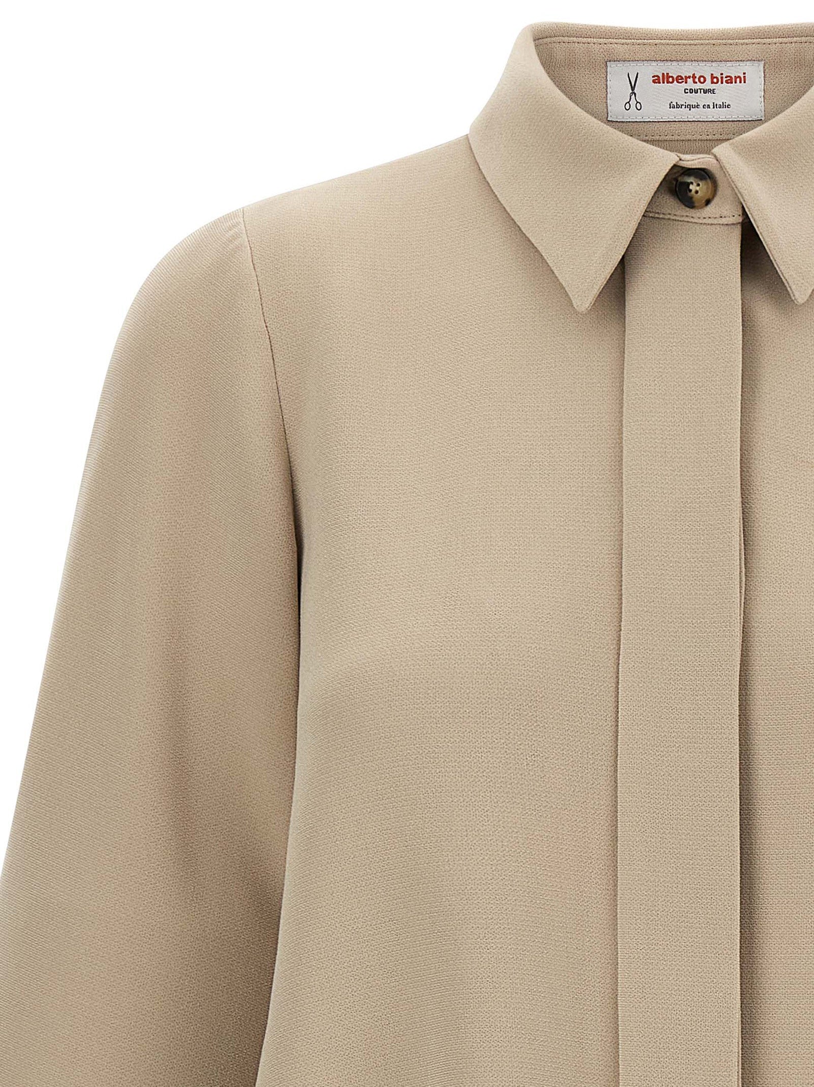 Alberto Biani Beige Triacetate Blouse