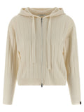 Max Mara White Cashmere Cardigan