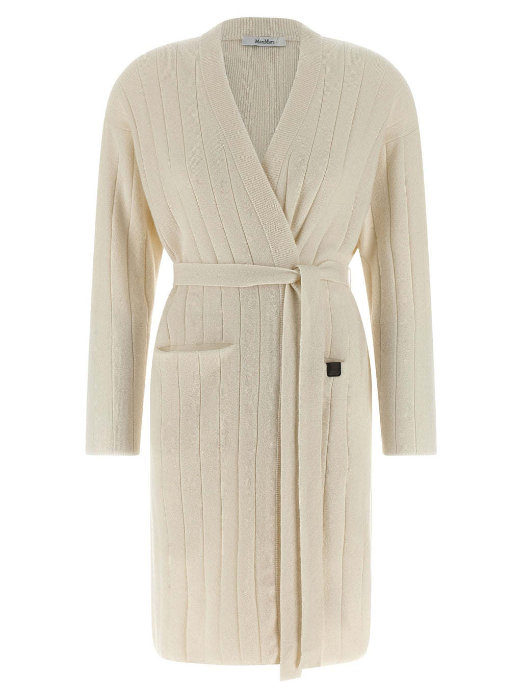 Max Mara White Cashmere Cardigan