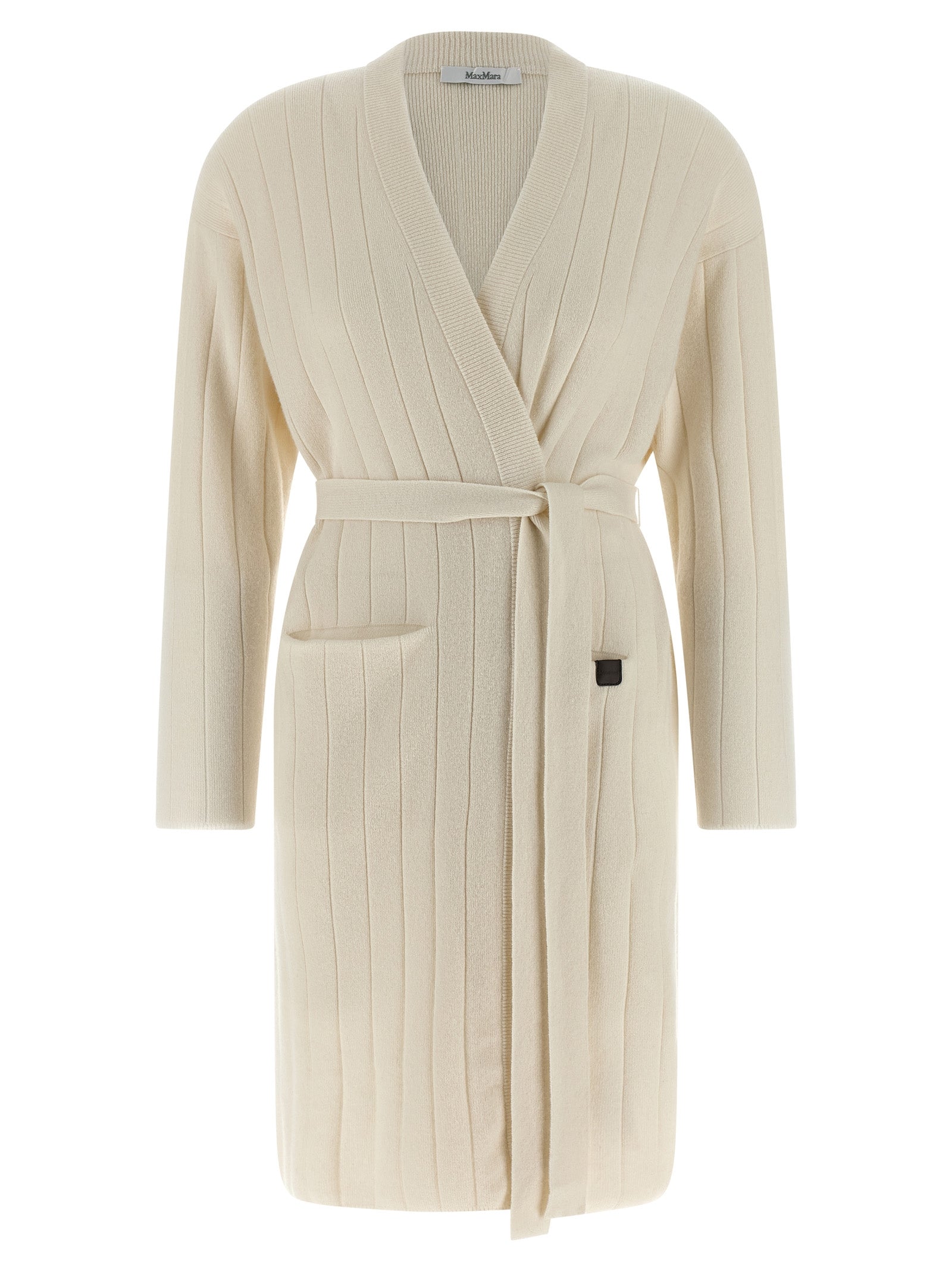 Max Mara White Cashmere Cardigan